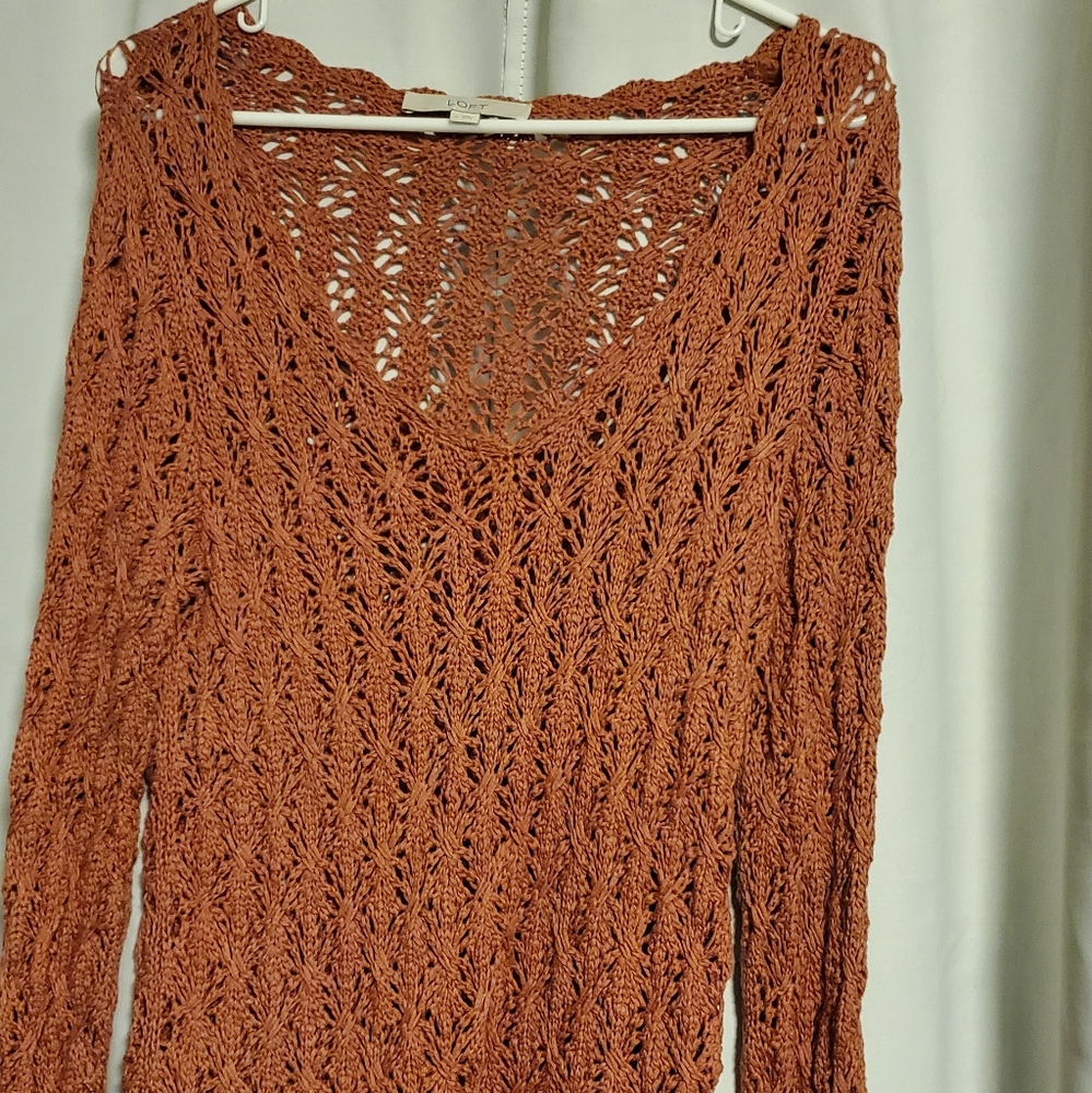 Crocheted sweater